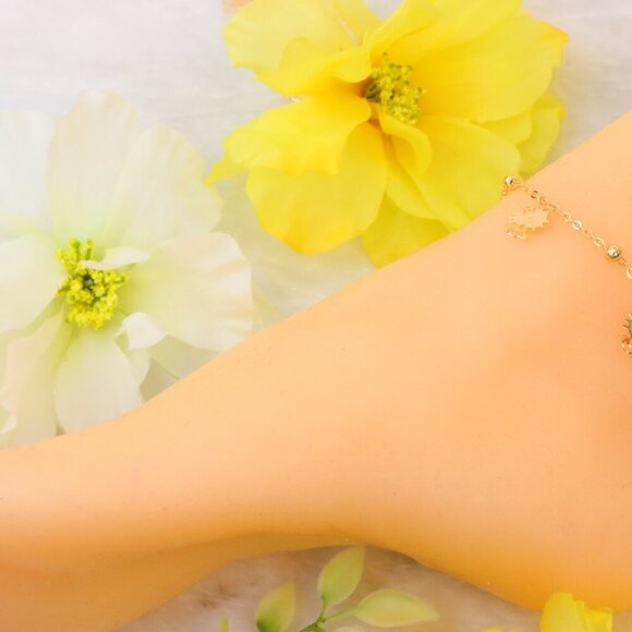 Minimalist Anklet, Sleek & Modern Design, Women’s Fashion, YC110167-A - Picture 6 of 9